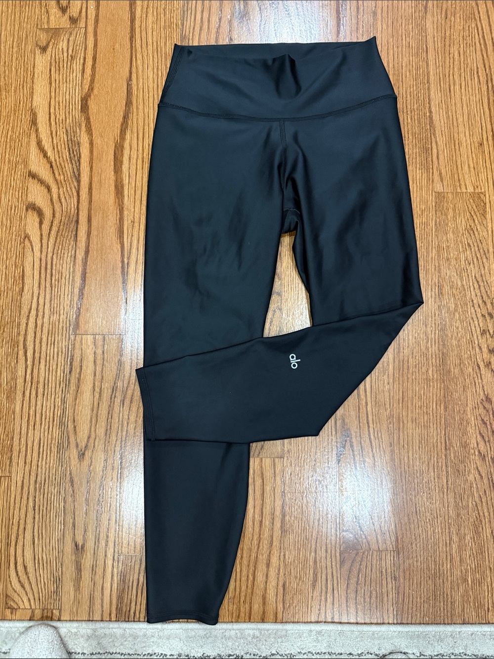 Alo Yoga Black High Waist 7/8 Leggings Women’s Large L Athletic Workout Yoga